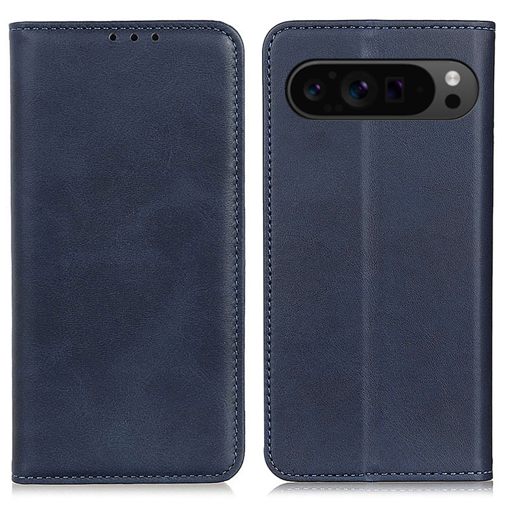For Google Pixel 9 Case Split Leather Magnetic Adsorption Shockproof Flip Phone Cover For Google Pixel 9 Case Split Leather Magnetic Adsorption Shockproof Flip Phone Cover